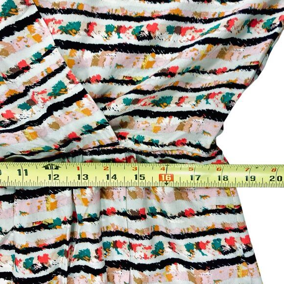 BCBGMaxazria Dress Womens L Multicolor Beachy Summer Lightweight Vacation-Ready - Picture 13 of 15